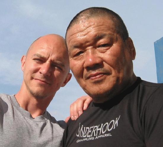 With legendary submission master Mr. Fujiwara With legendary submission master Mr. Fujiwara