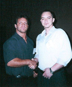 Chris Benoit and Jake Shannon at the Cauliflower Alley Club Reunion