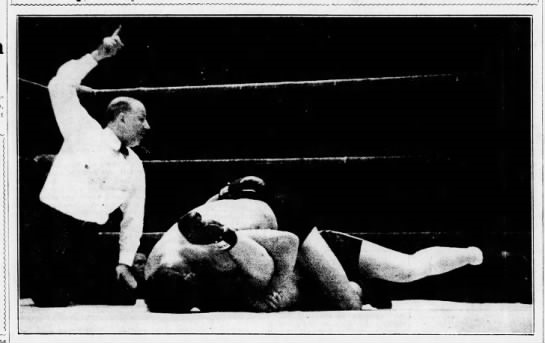 Ray Steele defeated boxer Kingfish Levinsky in a 1935 mixed match. After absorbing Levinsky's initial fistic assault, the wrestler took him down, locked him up and pinned him-in 35 seconds. Ray Steele defeated boxer Kingfish Levinsky in a 1935 mixed match. After absorbing Levinsky's initial fistic assault, the wrestler took him down, locked him up and pinned him-in 35 seconds.
