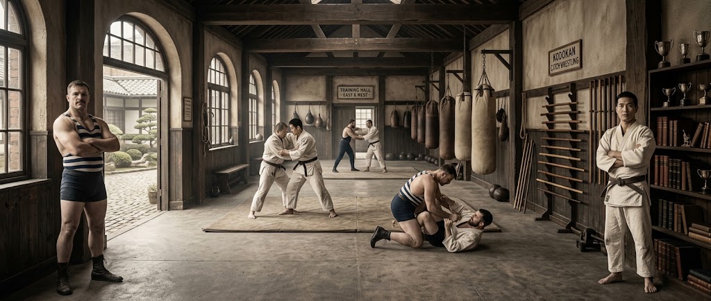 How Catch Wrestling Shaped Brazilian Jiu-Jitsu: The American and Japanese Roots
