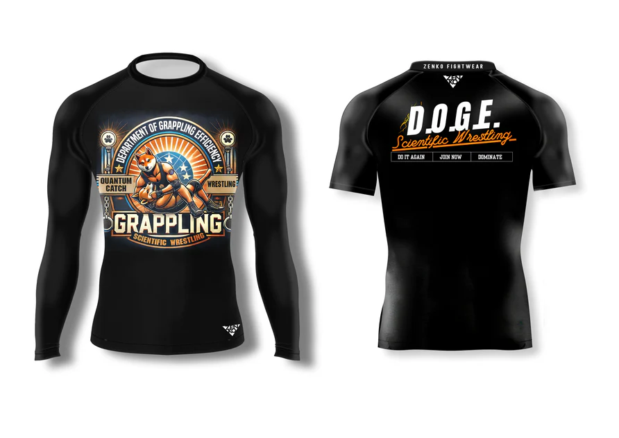 Scientific Wrestling DOGE Rashguard