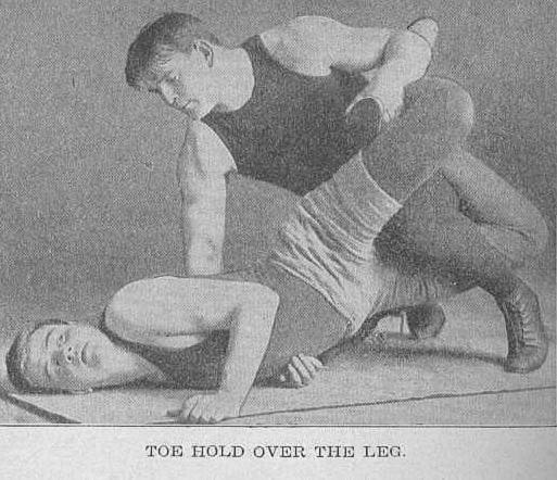 Over The Leg Toe-Hold - Frank Gotch